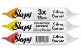 Sleepy Islak Havlu Cep Mendil 15 Yaprak (12 Li Set) Narenciye Bahçesi/Citrus (4PK*3) 180 Yaprak