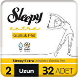 Sleepy Extra Günlük Ped Uzun 64 Adet Standart Pk (2PK*32)