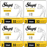 Sleepy Extra Günlük Ped Uzun 128 Adet Standart Pk (4PK*32)