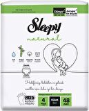 Sleepy Külot Bebek Bezi Natural Beden:4 (7-14KG) Maxi 144 Adet Aylık Fırsat Pk