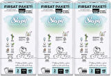 Sleepy Bebek Bezi Bio Natural Beden:2 (3-6KG) Mini 144 Adet Aylık Fırsat Pk