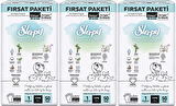 Sleepy Bebek Bezi Bio Natural Beden:1 (2-5KG) Yeni Doğan Newborn 150 Adet Aylık Fırsat Pk