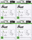 Sleepy Külot Bebek Bezi Natural Beden:5 (11-18KG) Junior 312 Adet Avantaj Ultra Pk