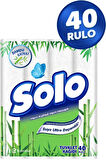 Solo Tuvalet Kağıdı Çift Katlı 40 Li Pk Bambulu Katkılı (6 Lı Set)