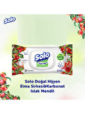 Solo Islak Havlu Mendil 50 Yaprak Elma Sirkesi & Karbonat (6 Lı Set) (2PK*3) 300 Yaprak
