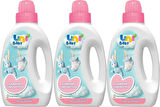 Uni Baby Çamaşır Yumuşatıcı 1500Ml Hassas Ciltler İçin/Hipoalerjenik (Pembe) (3 Lü Set)