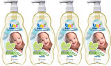 Uni Baby Bebek Şampuanı 700ML Keyifli Banyolar (Pompalı) (4 Lü Set)