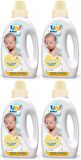 Uni Baby Yeni Doğan Çamaşır Deterjanı/Sabunu 1500ML (Sarı) (4 Lü Set)