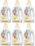 Uni Baby Yeni Doğan Çamaşır Deterjanı/Sabunu 1500ML (Sarı) (6 Lı Set)