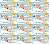 Uni Baby Islak Havlu Hassas Yeni Doğan 40 Yaprak (36 Lı Set) 1440 Yaprak (Narin Ciltler için) (12PK*3)