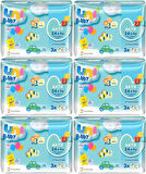 Uni Baby Islak Havlu Aktif / Oyna & Öğren 52 Yaprak (18 Li Set) 936 Yaprak (6PK*3)