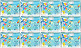 Uni Baby Islak Havlu Aktif / Oyna & Öğren 52 Yaprak (36 Lı Set) 1872 Yaprak (12PK*3)