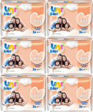 Uni Baby Islak Havlu Mendil Aile 52 Yaprak (18 Li Set) 936 Yaprak (6PK*3)