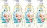 Uni Baby Bebek Saç ve Vücut Şampuanı 700ML Klasik (Pompalı) (4 Lü Set)