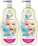 Uni Baby Bebek Saç ve Vücut Şampuanı 900ML Klasik (Pompalı) (2 Li Set)