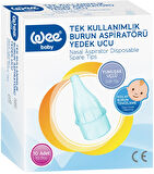 Wee Baby Burun Aspiratörü Nasal Yedek Ucu 40 Adet (4Pk*10) (Kod:163)