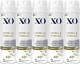 XO Deodorant 150ML Women-Kadın Natural & Effective (5 Li Set)