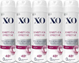 XO Deodorant 150ML Women-Kadın Sensitive & Effective (5 Li Set)