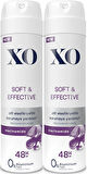 XO Deodorant 150ML Women-Kadın Soft & Effective (2 Li Set)