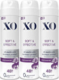 XO Deodorant 150ML Women-Kadın Soft & Effective (3 Lü Set)