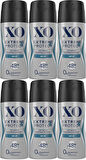 XO Deodorant 150ML Men-Erkek Extreme & Protect (6 Lı Set)