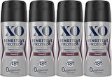 XO Deodorant 150ML Men-Erkek Sensitive & Protect (4 Lü Set)