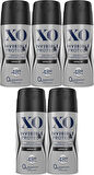 XO Deodorant 150ML Men-Erkek Invisible & Protect (5 Li Set)