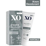 XO Krem Deodorant 75ML Unisex Care & Effective Parfümlü (5 Li Set)