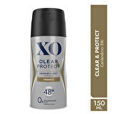 XO Deodorant 150ML Men-Erkek Clear & Protect (5 Li Set)