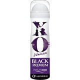 XO Deodorant 150ML Women-Kadın Black Premium (5 Li Set)