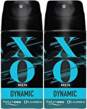 XO Deodorant 150ML Men-Erkek Dynamıc (2 Li Set)