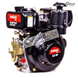PALMERA PA-HP173F DİZEL TEK MOTOR KAMALI DÜZ 5.5 HP