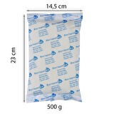 Marispacks 500 g x 4 adet silikajel nem alıcı paket (nonwoven, aluminyum doypack ambalajda)