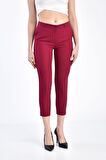 Atlas Bilek Bordo Kadın Pantolon