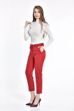 Dacia Kırmızı Bilek Kadın Pantolon