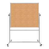 120X200 CM ÇİFT TARAFLI 360° DÖNERLİ TEKERLEKLİ MOBİL MANTAR PANO-PAN178