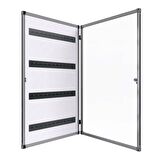 40'Lİ ANAHTAR DOLABI KİLİTLİ İNCE ALÜMİNYUM KAPAKLI 37x52