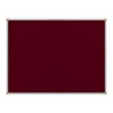 120X240 CM BORDO KUMAŞ KAPLI ALÜMİNYUM ÇERÇEVE PANO-PAN968