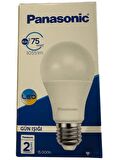 Panasonic 10,5W (75W) 4000K (Günışığı) E27 Duylu Led Ampul (2 Adet)