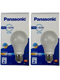 Panasonic 8,5W (63W) 4000K (Günışığı) E27 Duylu Led Ampul (2 Adet)