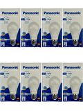 Panasonic 10,5W (75W) 2700K (Sarı Işık) E27 Duylu Led Ampul (8 Adet)