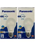 Panasonic 8,5W (60W) 6500K (Beyaz Işık) E27 Duylu Led Ampul (2 Adet)