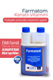 FARMATOM 500 ML KANATLI HAYVANLAR İÇİN VİTAMİN DESTEĞİ , ALFAMİN 500 ML KANATLI HAYVANLAR İÇİN İSHAL DESTEĞİ