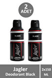 Jagler Deodorant Black 150 ml 2 Adet