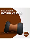 Özel Dikim Boyun Yastığı - Tay Tüyü Ve 1.kalite Deri