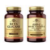 Solgar Beta 1.3 Glucans 60 tb + Solgar Ester-C Plus 500 mg 50 Kapsül