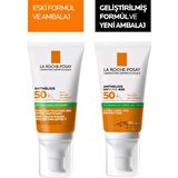 La Roche Posay Anthelios Anti Shine Dry Touch Finish Mattifing Effect Gel Cream SPF50+ 50 ml 2 Adet