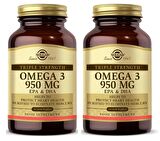 Solgar Omega-3 950 mg 50 Kapsül 2 Adet