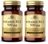 Solgar Vitamin B-12 500 mg 50 Kapsül 2 Adet