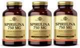 Solgar Spirulina 750 mg 80 Kapsül 3 Adet
